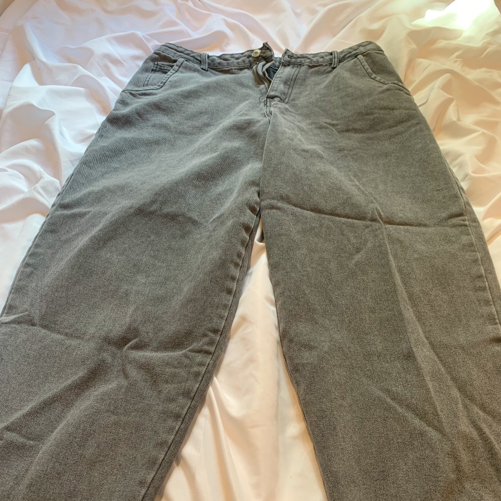 Black Wide Legged Jeans